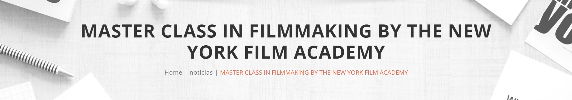 Filmmaking by The New York Film Academy