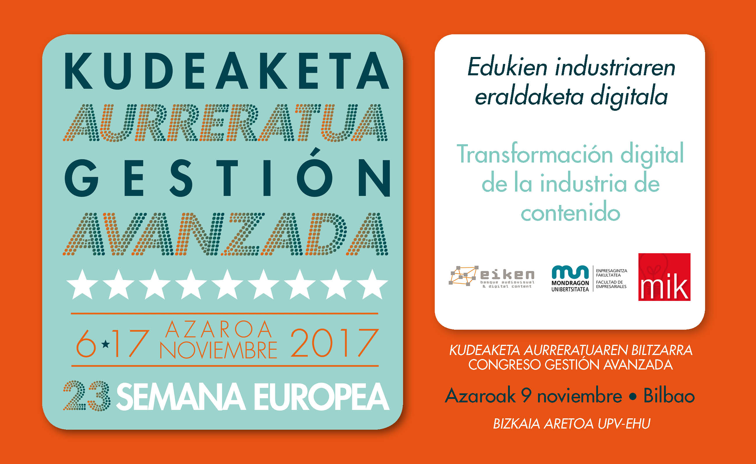 EDUKIEN INDUSTRIAREN ERALDAKETA DIGITALA / TRANSFORMACIÓN DIGITAL DE LA INDUSTRIA DE CONTENIDOS